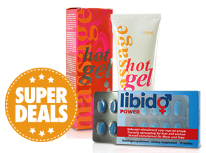 Libidopower + Hot massage gel-Libidopower + Hot massage gel